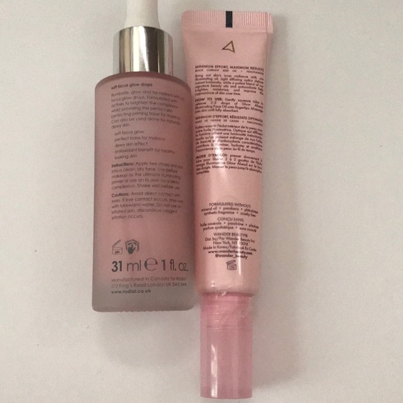 Soft Focus Glow Drops Primer and Wander Face Oil - Picture 2 of 2